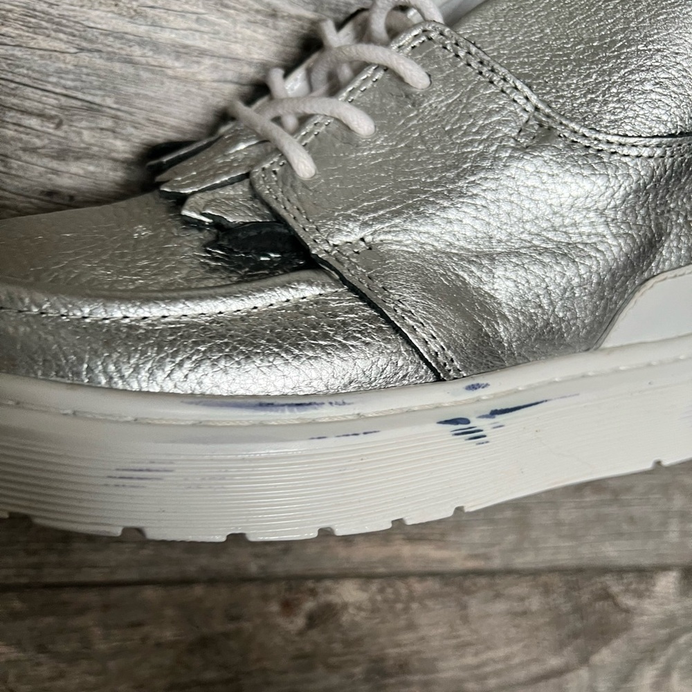 Doc Martens | RARE silver metallic platform chukka - Picture 9 of 10